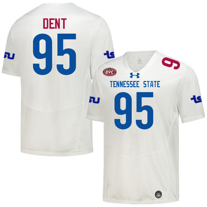 Tennessee State Tigers #95 Richard Dent College Football Jerseys,Uniforms-White
